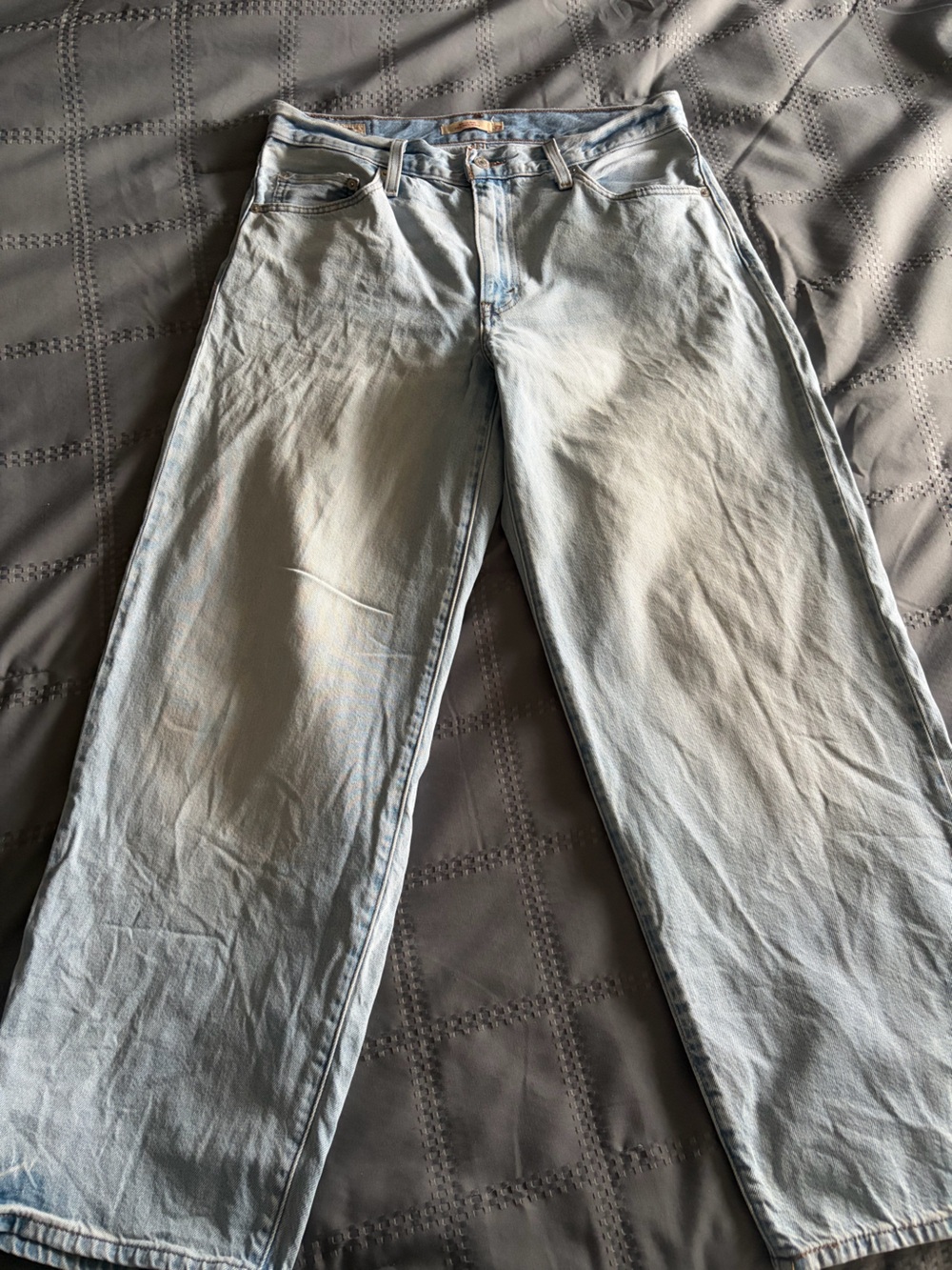 Levi's Light Wash Wide Leg Jeans